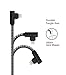 ANSEIP Right Angle Lightning Cable 3Pack 90 Degree iPhone Charger Cord Nylon Braided Data Cable Transfer and Charging for Apple iPhone X/8/7/6/5 iPad (Black Grey, 10FT)