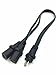 Limoss 2 Pin Splitter Lead 18 Inch Y Power Cable 2 Motors to 1 Power Supply for Electric Recliner Lift Chair Offered by ProFurnitureParts