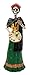 Ebros Gift Mexican Dias De Los Muertos La Pintora Mexican Lady Skeleton Day of The Dead Decor Figurine 8.25
