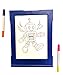 Mindscope Light Up LED Glow PAD Blue Animator with Glow Markers