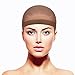 eBoot 12 Pack Nylon Wig Caps for Women and Men (Black, Natural Beige and Light Brown)