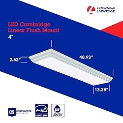 Lithonia Lighting FMFL 30840 CAML OA 4-Foot LED