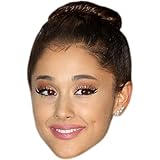 Ariana Grande (Hair Up) Celebrity Mask, Card Face and Fancy Dress Mask
