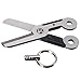 Meanhoo Outdoor Survival EDC Mini Spring Scissor Pocket Tool Key Chain Stainless Steel