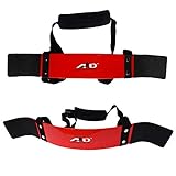 ARD CHAMPS Heavy Duty Arm Blaster Body Building Bomber Bicep Curl Triceps Red