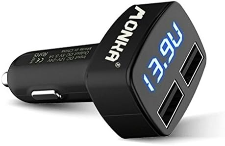 MONKA@4in1 Dual USB Car Charger with iPhone 6, 6 Plus, 5s, 5c, 4s, 4, iPods,iPad,Samsung Galaxy Note4 5 S4 5 Cell Phones,GPS,Tablets,Other USB-charged Devices