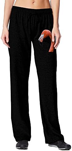 PGxln Women's Flamingo Sweatpants Color Black Size M