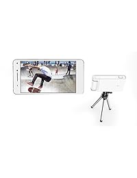 Lenovo Mirage   Cámara de fotos y vídeo con diario, compatible con YouTube y  Photos, compatible con smartphones, luz de fondo, color blanco
