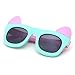 TIJN Kids Cat Ear Polarized Sunglasses for Boys Girls Toddler