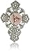 The Vatican Library Collection Pink Floral Cross Brooch