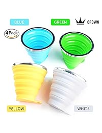 Sai.KE 4 paquetes de vasos reutilizables para el h