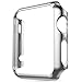 Honest kin Watch Case for iWatch 38 Series 2, with Build in Screen Protector Class Honest kin Thin Pc Plated Plating Protective Bumper Case for Apple Watch 38 mm 2st Generation (Silver)