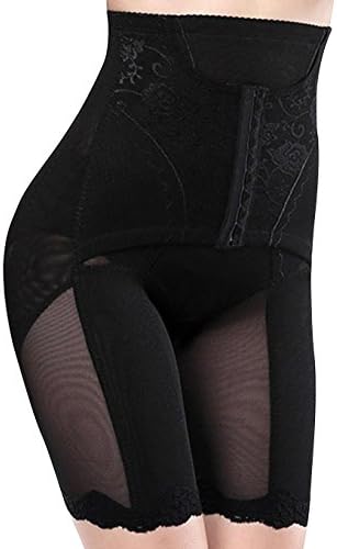 PERISLIM Women's Slimming Bodysuit Panty Postnatal Tummy Waist Control Thigh Slimmers Size 4XL - Black
