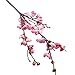Inverlee Artificial Fake Flowers Cherry Blossom Plum Floral Wedding Bouquet Home Decor (Pink)