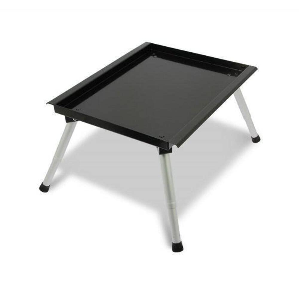 NGT Bivvy/Bait Table with Adjustable Legs - Black, One Size