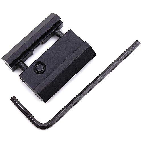 Ulightfire 26mm Rail Adapter 1 Slot 11mm Dovetail to 20mm Snap in Weaver Picatinny Converter Mount