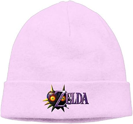 DETO Men's&amp;Women's The Legend Of Zelda Patch Beanie Mountain ClimbingPink Cap