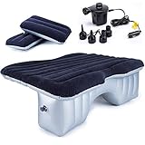 ZAIJH SUV Heavy-Duty Backseat Car Inflatable Travel Mattress for Camping,Car Travel Inflatable Mattress SUV Air Mattress Backseat Extended Cushion Perfect for Camping or Travel