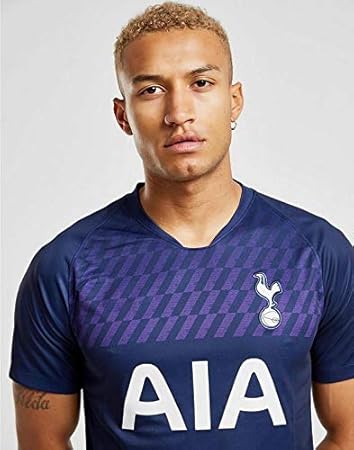 Tottenham Hotspur Fc Navy Blue Color Away 19 20 Dry Fit Polyester Half Sleeve Jersey Amazon In Sports Fitness Outdoors