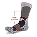 YUEDGE 5 Packs Men's Antiskid Wicking Outdoor Multi Performance Hiking Cushion Socks, Men shoe 7-10.5 US Size