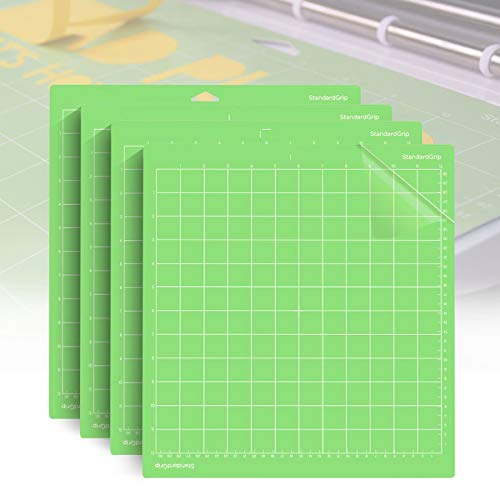 Standard Grip Cutting Mats for Cricut Explore One/Air/Air 2/Maker(12x12