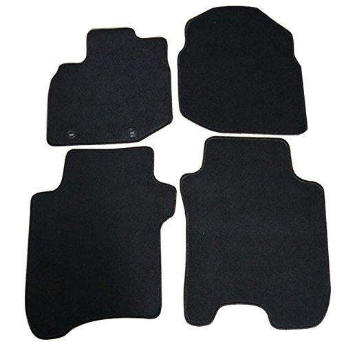 Floor Mats Fits 2006 2012 Honda Fit Nylon Blackfront Rear Carpet