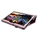 ACdream Case for Lenovo Tab 2 A10 & Lenovo Tab3 10 Business, Folio Leather Cover Case for Lenovo Tab 2 A10-70 & Lenovo Tab3 10 Business Case with auto Wake Sleep Feature, Rose Gold