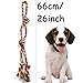 DIY House Large Dog Chew Rope Toys for Aggressive Chewers Rope Chew Toys for Large Medium Dogs Indestructible Tug of War Durable 100% Cotton Rope Toy for Large Breed Toy