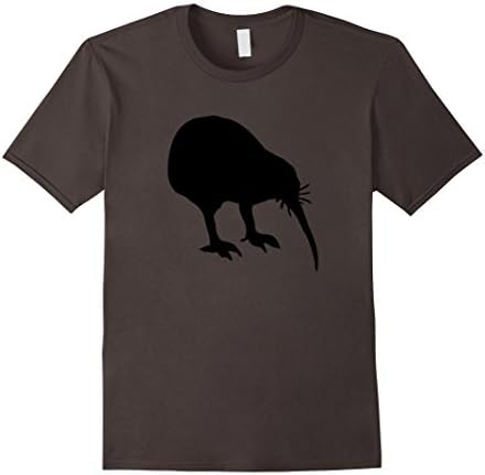 Men's Kiwi Bird T Shirt - Kiwi Shirt Medium Asphalt