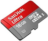 SanDisk Ultra 16 GB microSDHC Memory Card with Adapter U1 A1 98 MB/s Red view 2