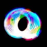 GloFX 6-LED Rave Toy Orbit: Light Rainbow Spinning Lightshow Orbital Toy Super Bright EDM Festivals