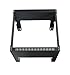KENUCO Black 9U Wall Mount Open Frame Steel Network Equipment Rack 17.75 Inch Deep - Black - 9U - W19'' x D17.75'' x H19.25'' (REG-9U)