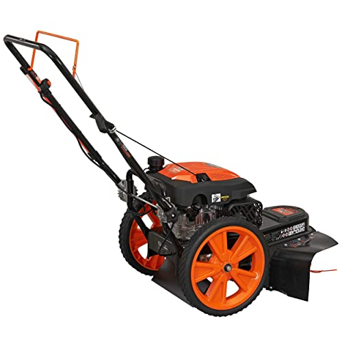 YARDMAX YL2250 22 in. 170cc Gas Walk Behind String Trimmer Mower, Orange photo 7