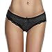 Ekouaer Women's Low Rise Panties Lace Knickers Lingerie Underwear Briefs, Pack Of 4
