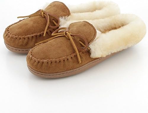 Amazon ミネトンカ Otona Muse コラボアイテム シープスキンファー スリッパモカシン Rena ベージュ 5 22 0 Minnetonka ミネトンカ モカシン