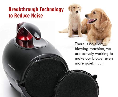 shernbao High Velocity Professional Dog/Pet Grooming Force Dryer/Blower 5.0HP