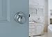 Copper Creek BK2090PS Ball Door Knob, Dummy Function, 1 Pack, in Polished Stainless