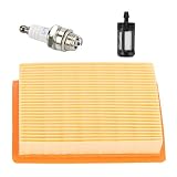 HONEYRAIN Air Filte for STIHL BR340 BR340L BR380 BR420 BR420C SR340 SR420 Backpack Blower Replace 4203 141 0301 with Fuel Filter Spark Plug