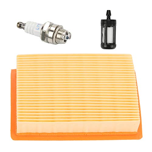 HONEYRAIN Air Filte for STIHL BR340 BR340L BR380 BR420 BR420C SR340 SR420 Backpack Blower Replace 4203 141 0301 with Fuel Filter Spark Plug