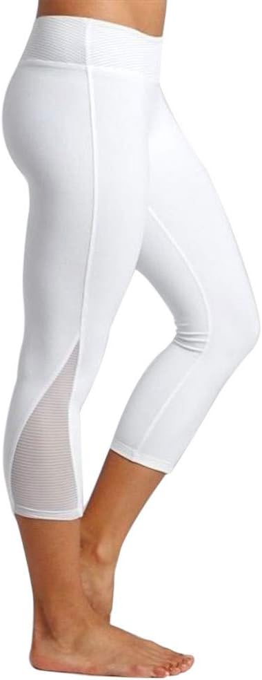 Bravetoshop Women Solid Mesh Splice Leggings Fitness Sports Gym Running Slim Tight Yoga Athletic Pants