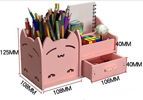 小物収納 コンパクトデスクラック 可愛い ペン立て 机上ラック 卓上収納 整理 整頓 取り付けやすい ねじ回し付き 木製 オフィス用品 教室 学生 プレゼント B0861wgk 918円 人気海外一番 100 品質保証 全品送料無料 即日出荷 Sale開催中