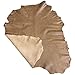 Cafe Brown Leather Hide – Rustic Finish – Quality Craft DIY Material - Spanish Full Skins - 5 sq ft - 2 oz. avg Thickness – Soft Genuine Lambskin Fabric- Upholstery Home Décor Supply
