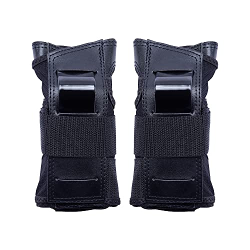 K2 Skates Femmes Patins en Ligne K2 Prime Wrist Guard W — Black - Blue — M (Wrist: A:20-22cm B:17-19cm) — 30E1415