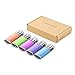 8GB USB Flash Drive K&ZZ 5 Pack Memory Sticks USB 2.0 Thumb Drive Easy-Storage Gig Stick Pen Drive Flash Stick Zip Drive Jump Drive for PC Laptop, Multicolored