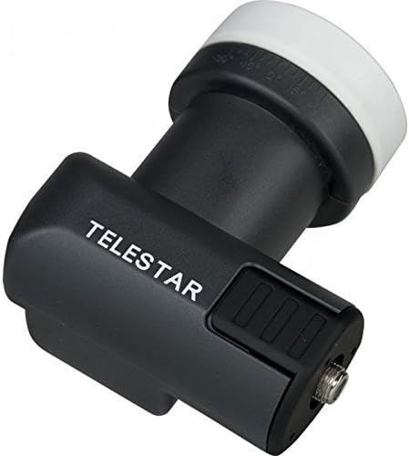 TelestarSkySingle HC Low Noice block (0.1 dB, Full HD, HDTV, SDTV, 3D, 80mA) schwarz