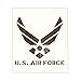 OBUY Large U.S Air Force Stencil for Painting on Wood, Fabric, Walls, Airbrush + More | Reusable 12 x 14 inch Mylar Template (USAF Military Logo)