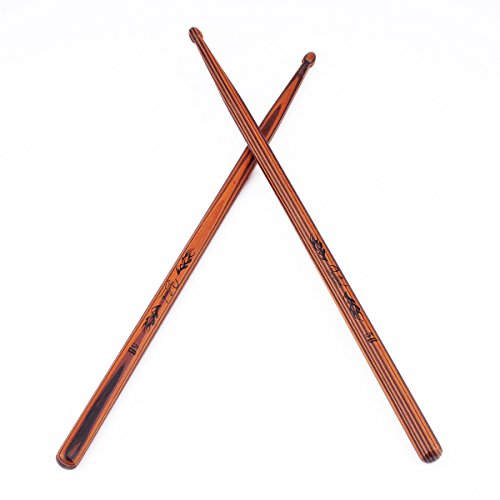 BestSounds Drum Sticks American Classic 5B Wood Tip Drumsticks (5B, American Roasted Maple) - Thumbnail 2