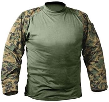 Woodland Forest Hunting Digital Camo US Army USMC Military Combat Tactical Shirt