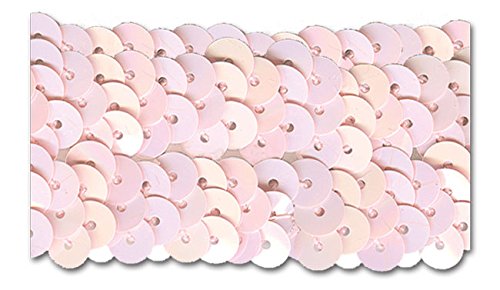 PINK IRIS 1-1/4 INCH STRETCH SEQUIN-NEW!!!! LOW PRICE 10 Yards