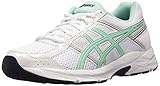 ASICS Women's Gel-Contend 4 Running Shoe, White/Bay/Silver, 7.5 M US